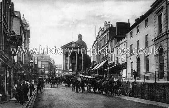 Market Jew Street, Penzance, Cornwall. c.1910.